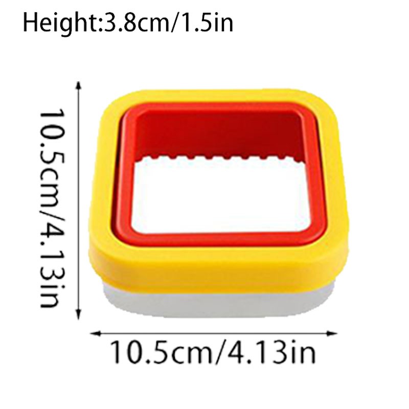 US Stainless Steel Sandwich Cutter Sealer Bread Cutter Sandwich Maker Mold