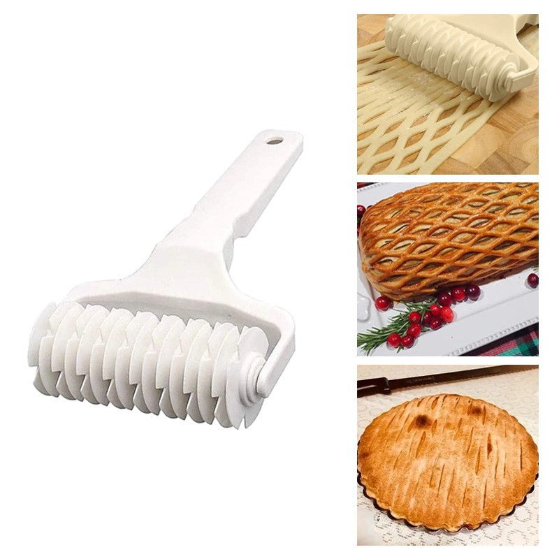 Lattice Roller Cutter Household Dough Roller for Pie Pizza Cookie Pastry Baking