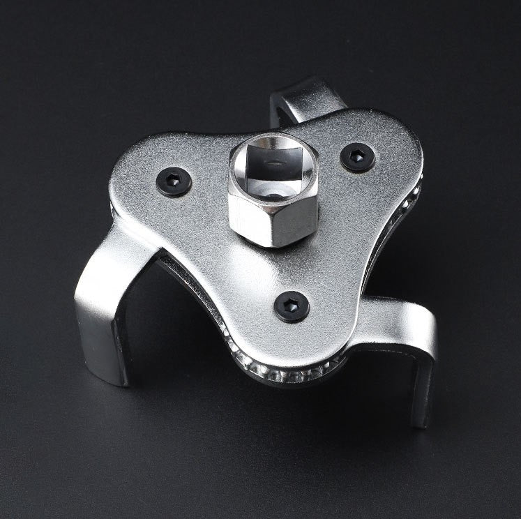 Universal 3 Jaw Fully Adjustable 2 Way Oil Filter Wrench Remover Heavy Duty Tool