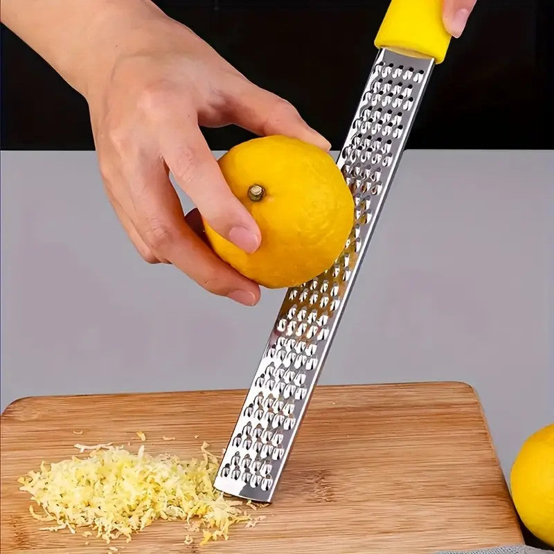 Stainless Steel Lemon Zester Citrus Cheese Garlic Grater Utility Safe Zester