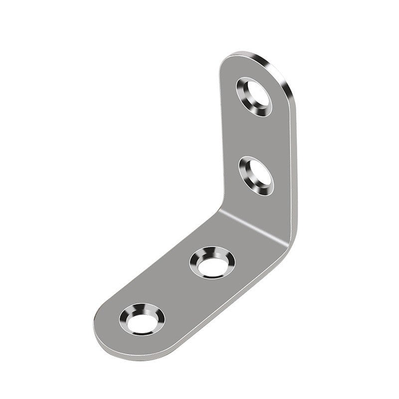 Stainless Steel L-Shaped Bracket Corner Brace 1.5in 90 Degree Angle Corner Lot