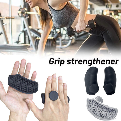 2x Anti-Slip Workout Grips Weight Lifting Grips Gym Bodybuilding Hand Protector