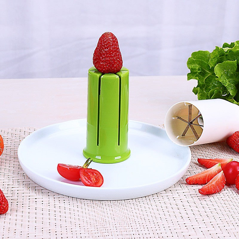 Kitchen Tool Vegetable Cutters Fruit Strawberry Slicer Cucumber Carrot Divider