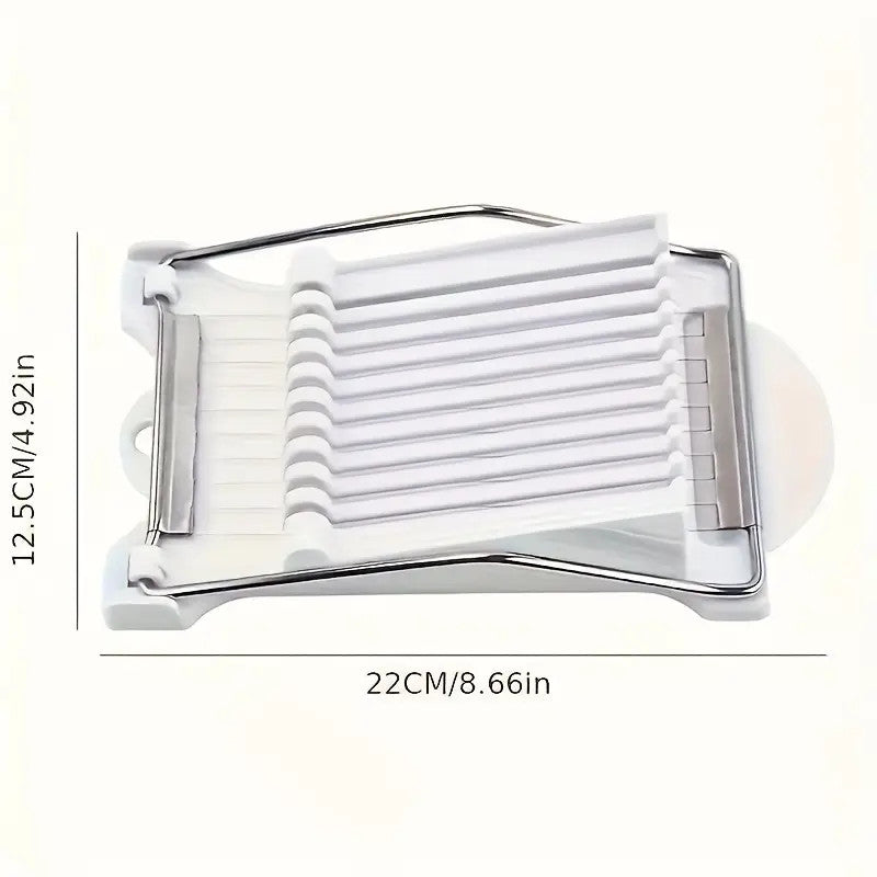 1Pcs Stainless Steel Manual Luncheon Meat Egg Slicer Multipurpose Kitchen Cutter
