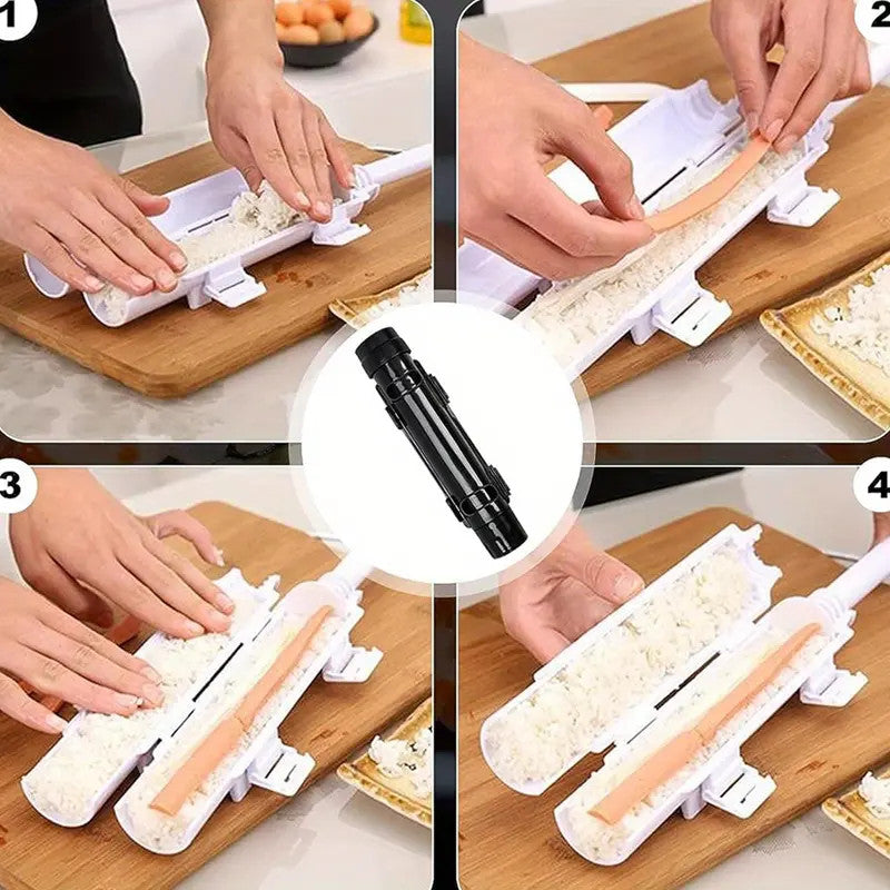 DIY Sushi Making Kit Sushi Roller Mold Food Grade Plastic Kitchen Tool Machine