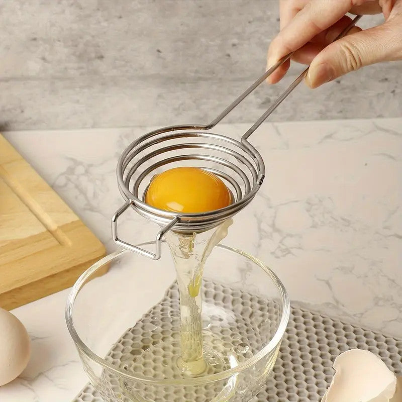 Easy Egg Separator Yolk White Filter 304 Food Grade Stainless Steel Cooking Tool