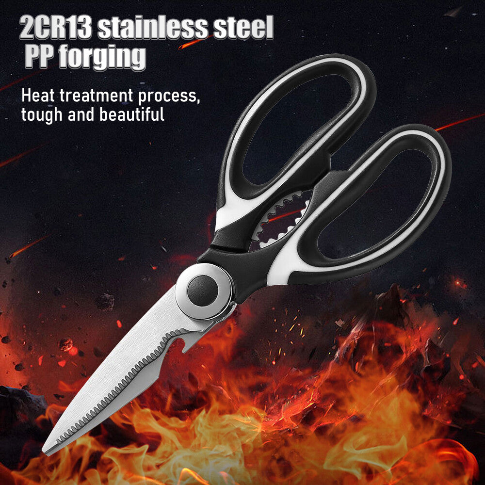 Kitchen Shears Scissors Heavy Duty Stainless Steel for Meat Fish Chicken Bones