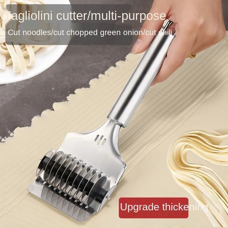 Stainless Steel Lattice Roller Docker Cutter Noodle Maker Pasta Kitchen Tool