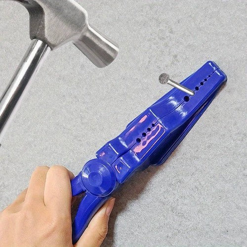 Finger Protective Nail Guide Safety Plastic Pliers Nail Holder for Hammering
