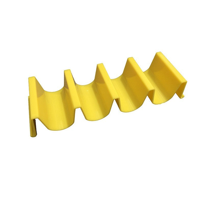 1 Pcs Wave Taco Holder Stand – BPA-Free Plastic Rack Tray for Mexican Cooking