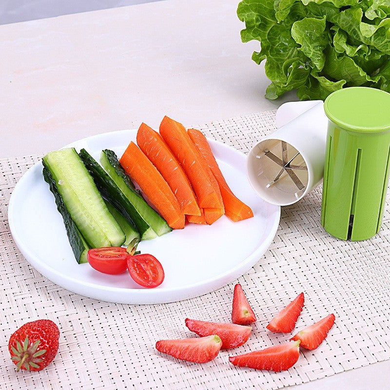 Kitchen Tool Vegetable Cutters Fruit Strawberry Slicer Cucumber Carrot Divider